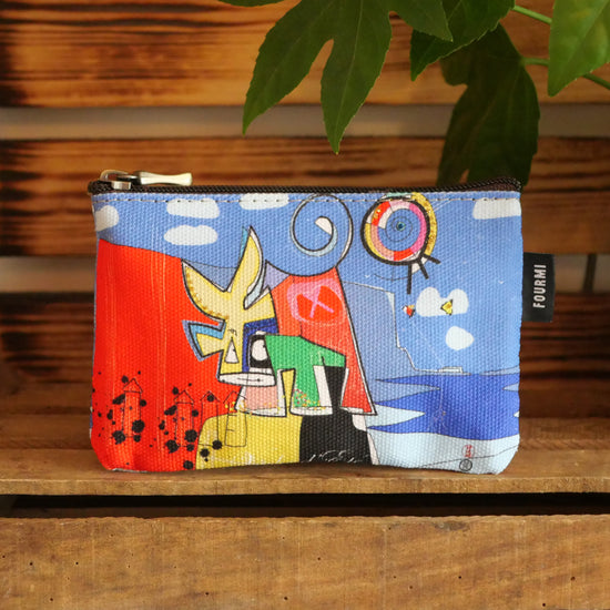 pochette personnalisé vache van luc création sur mesure unique