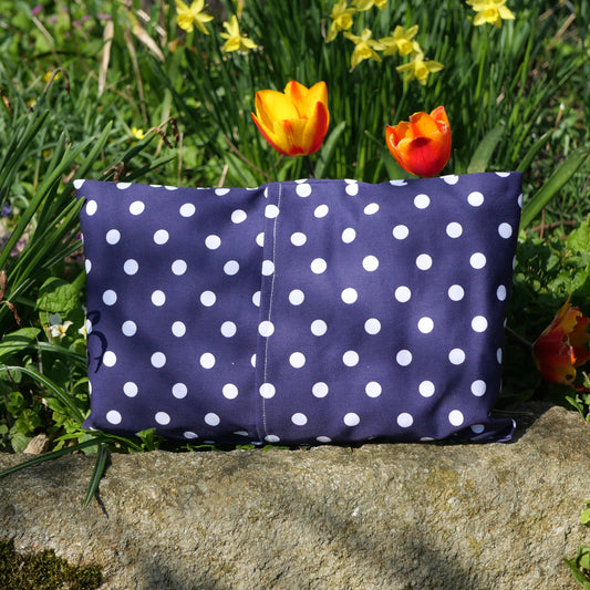 Housse de coussin +Pois Marin+